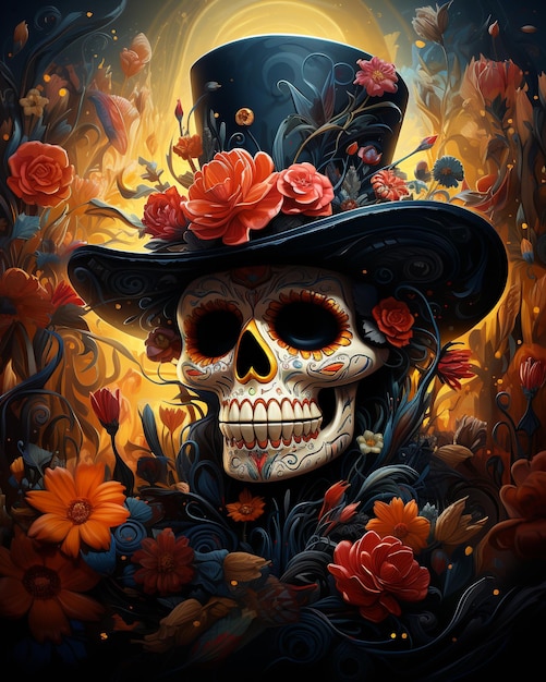 Poster of day of the dead