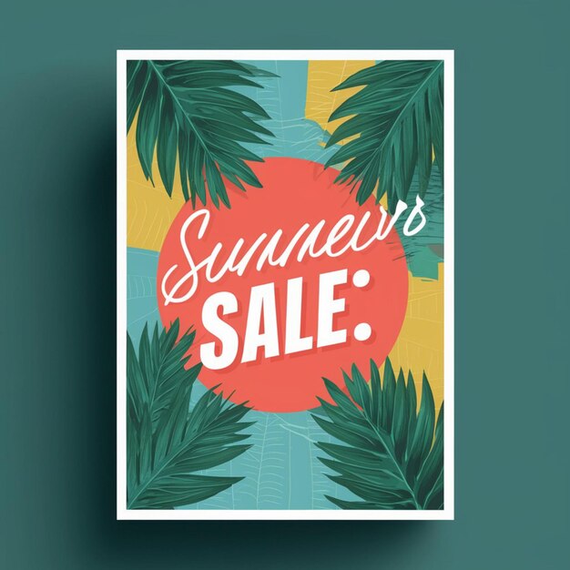 Фото poster design for summer sale