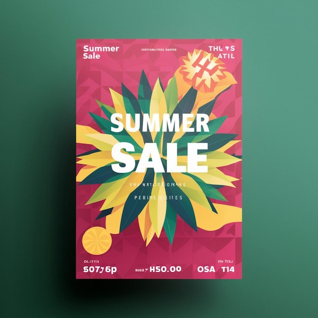 Фото poster design for summer sale