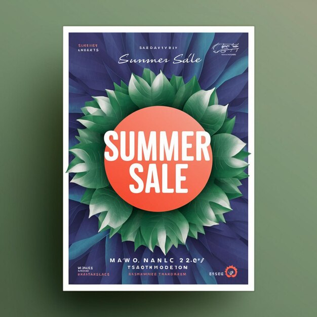 Фото poster design for summer sale