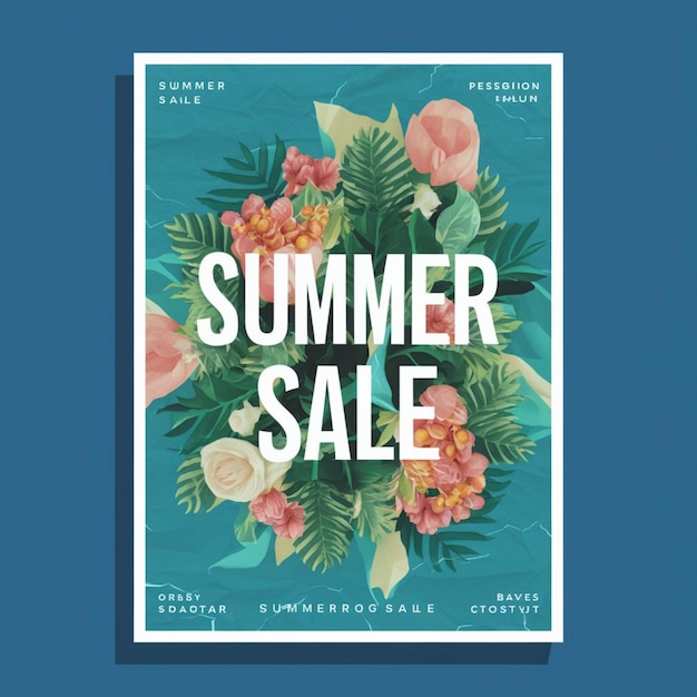 여름 판매 를 위한 포스터 디자인