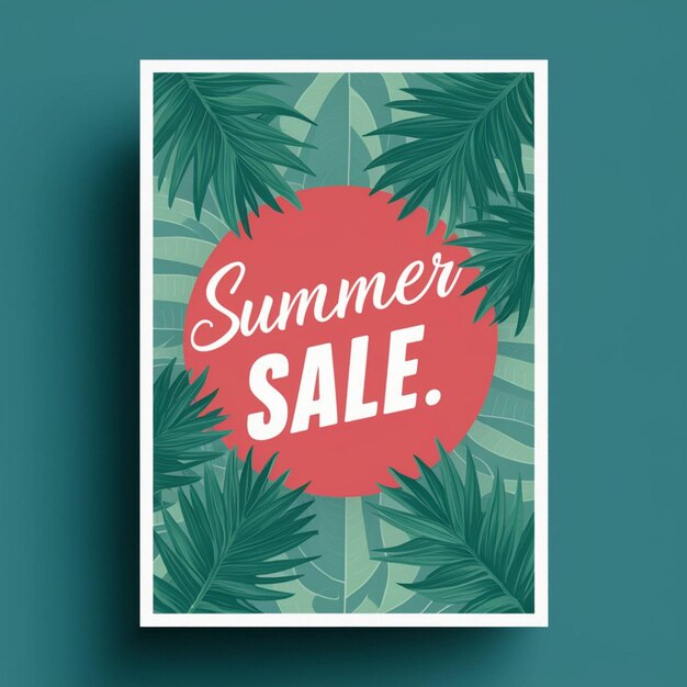 POSTER DESIGN FOR SUMMER SALE