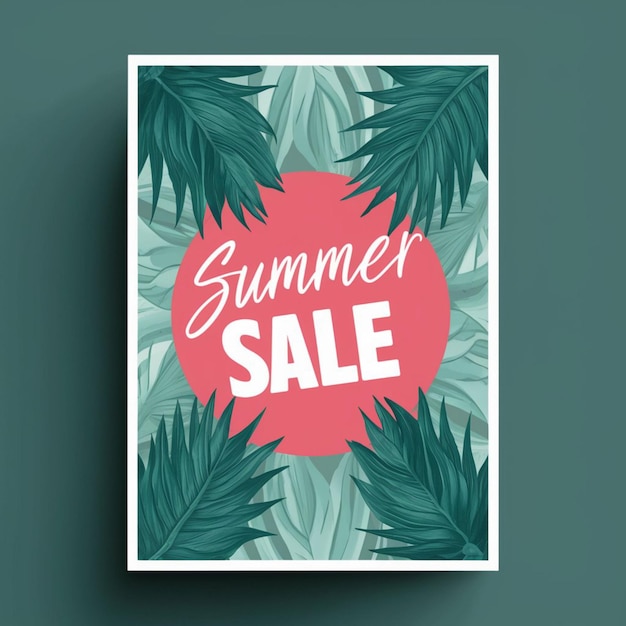 POSTER DESIGN FOR SUMMER SALE