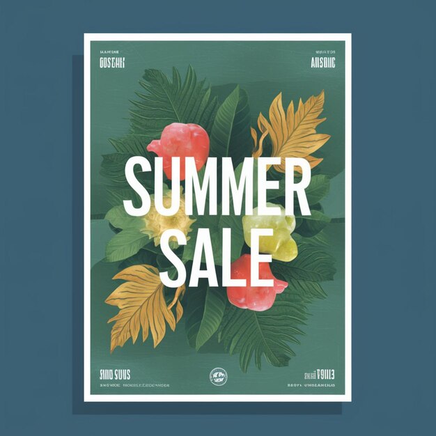 POSTER DESIGN FOR SUMMER SALE