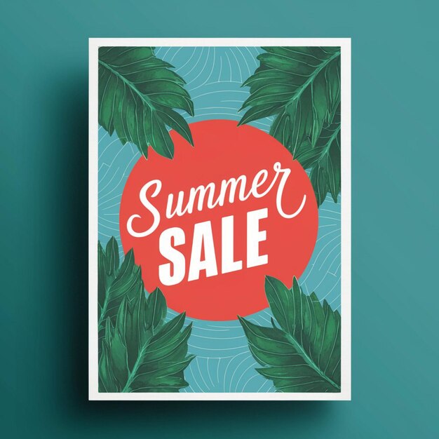 POSTER DESIGN FOR SUMMER SALE