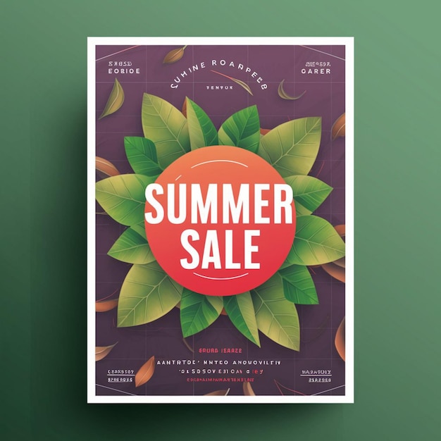 POSTER DESIGN FOR SUMMER SALE