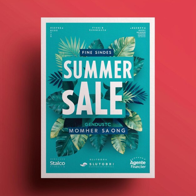 POSTER DESIGN FOR SUMMER SALE