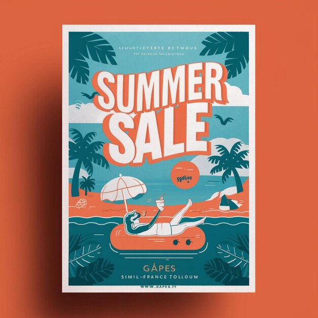 POSTER DESIGN FOR SUMMER SALE