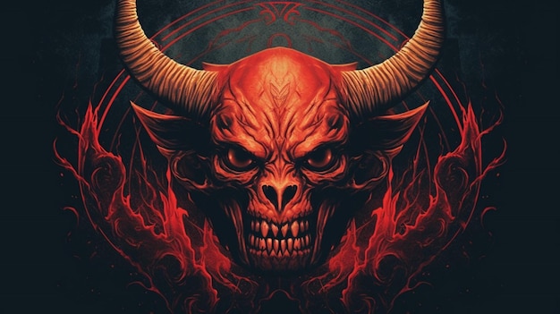 A poster for the devil horns