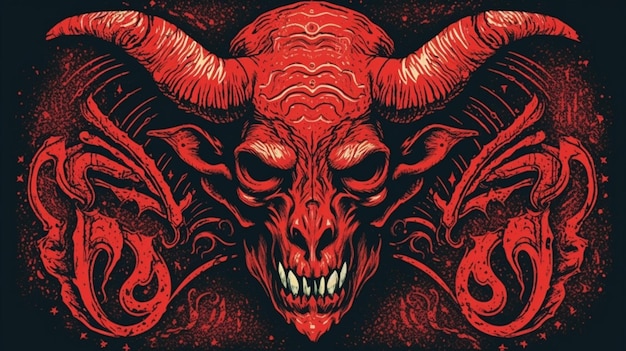 A poster for the devil horns