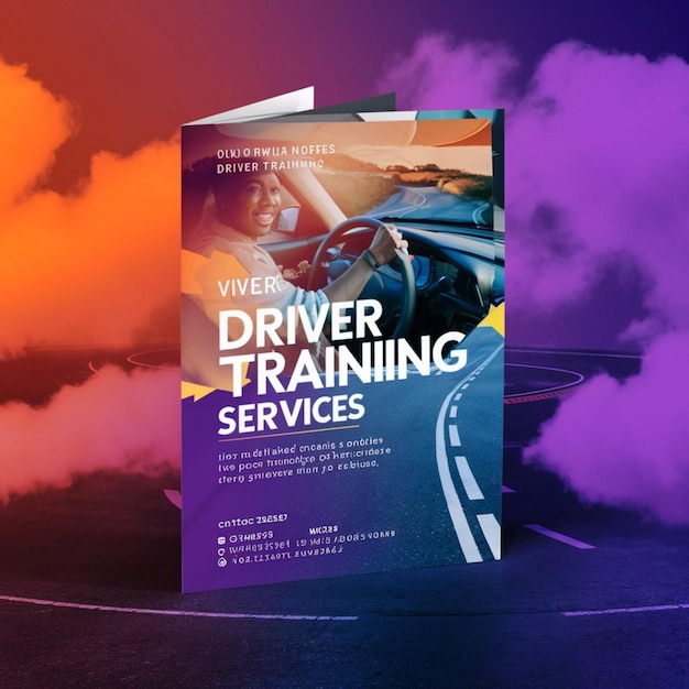 a poster for the driver driving service