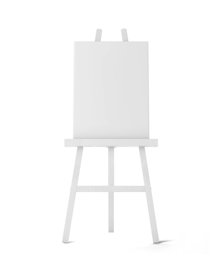 Фотография плакат easel стоянка на белом фоне