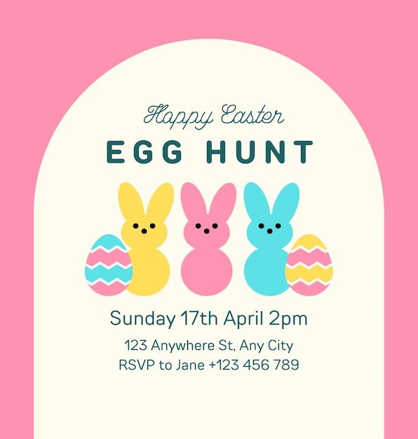 a poster for easter eggs with easter eggs on it