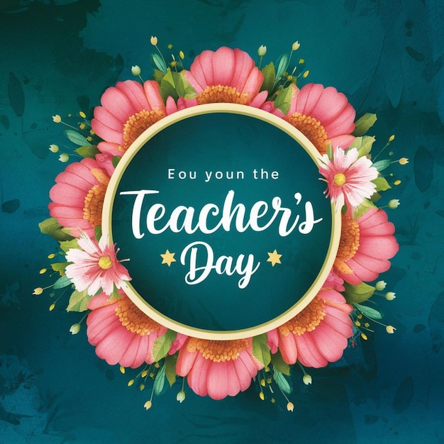 a poster for an event that says teachers day