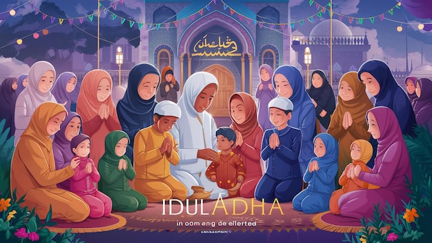 a poster for a family called a mosque