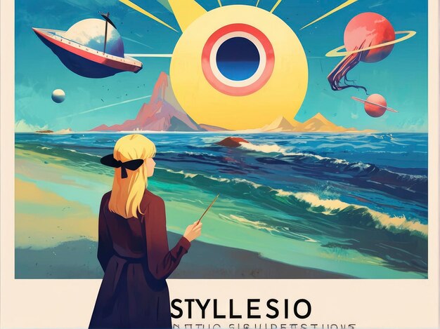 a poster for a fashion style by the artist