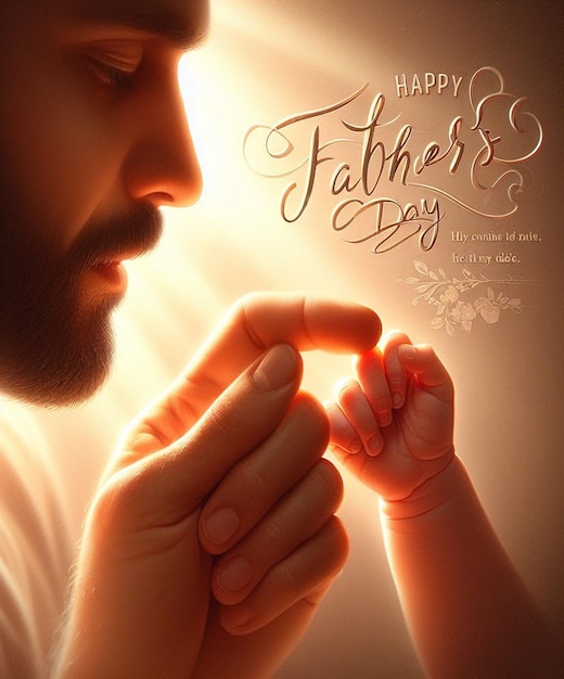 a poster for a father and his son praying