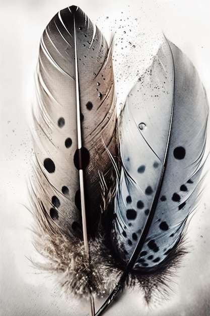 A poster of feathers with the words " feathers " on it.