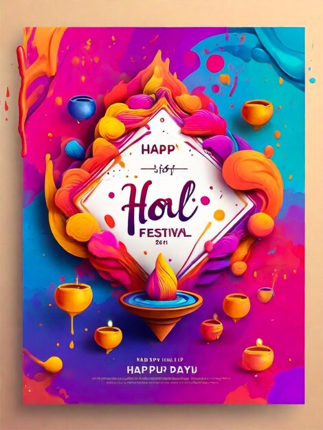 a poster for a festival that says  happy festival