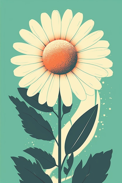 A poster for a flower called daisy.