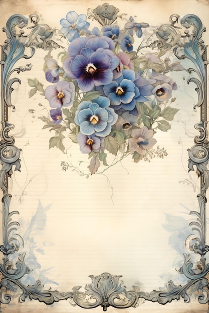 '꽃'이라는 단어가 적힌 꽃 전시회 포스터