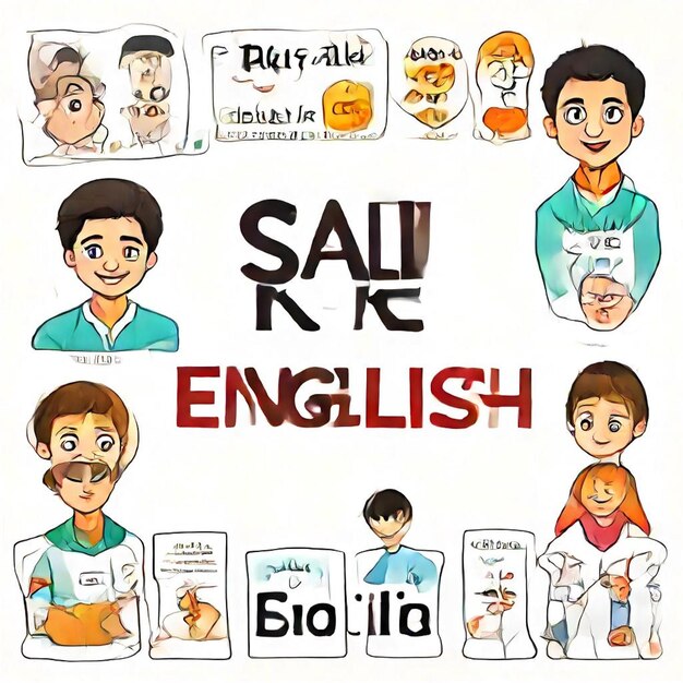 Photo a poster of a foreign language that says  sala