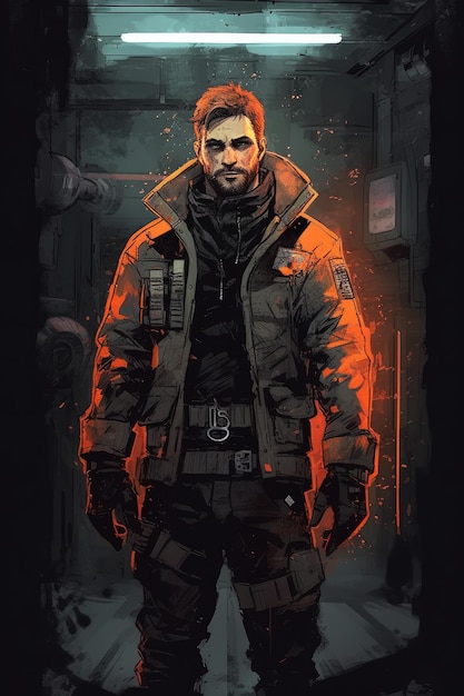 A poster for a game called the division