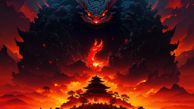 a poster for the game fire and ice