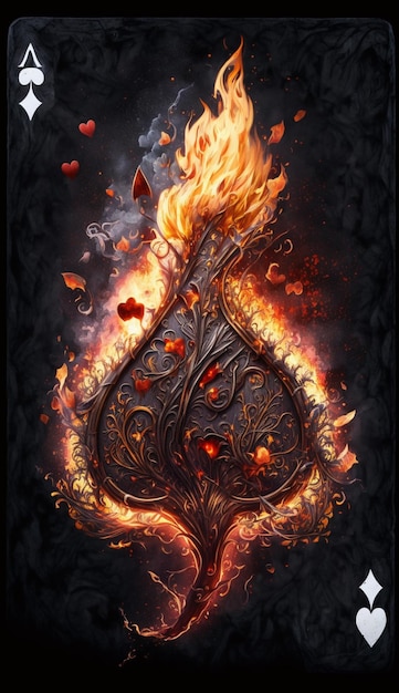 A poster for the game fireball with a flame on it.