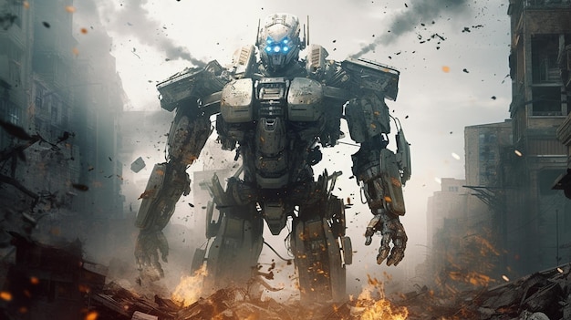 Плакат для игрового робота с надписью «Игра приближается»