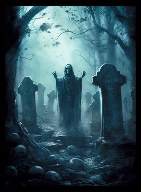 Плакат для призрака мертвых