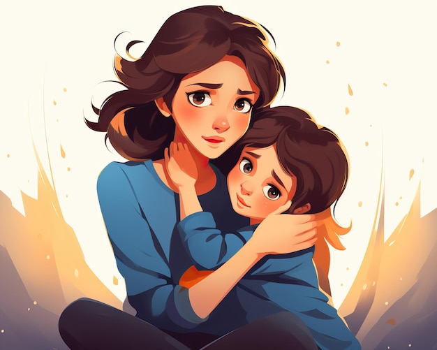 a poster for a girl and her mother