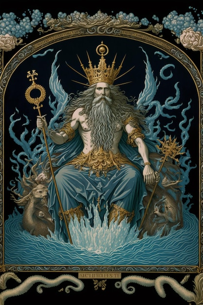 A poster for the god of the sea