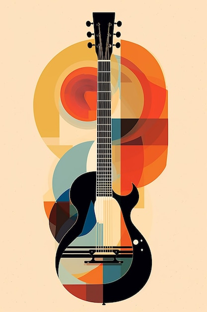 a poster for a guitar by blues artist.