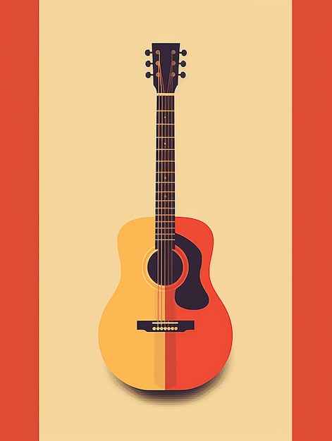 плакат для гитары под названием гитара.