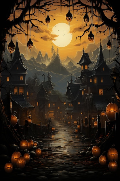 Poster for Halloween day