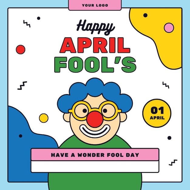 a poster for happy aprils day is shown