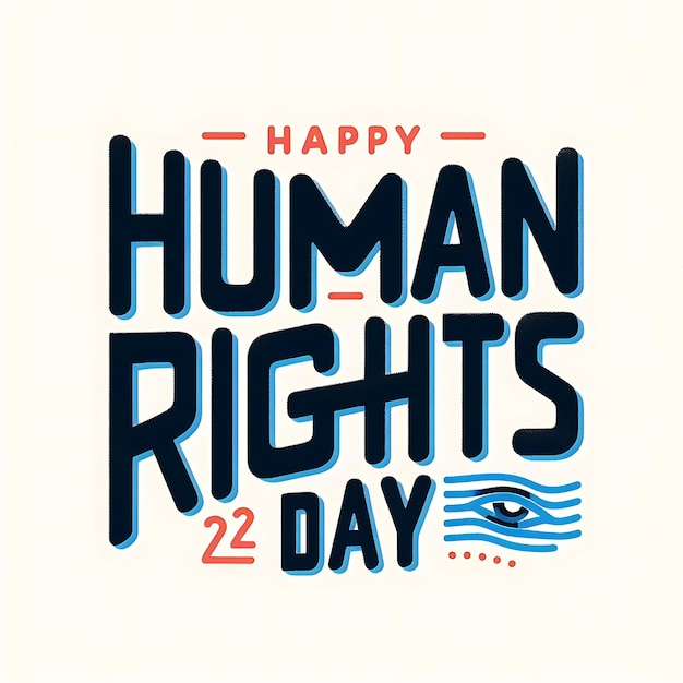 a poster for human rights day 2 and the words human rights day