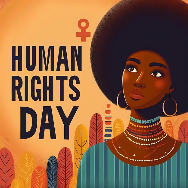 a poster for human rights day day day