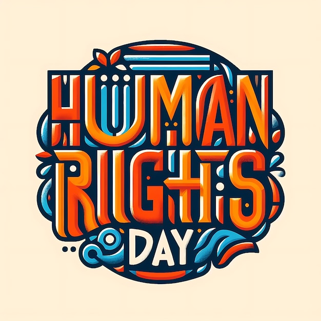 a poster for the human rights day day