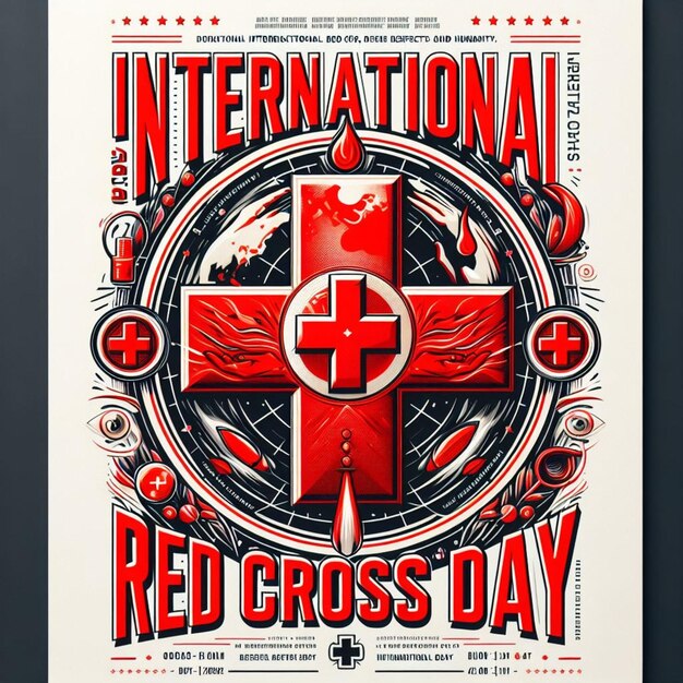 a poster for international cross day with a cross on it