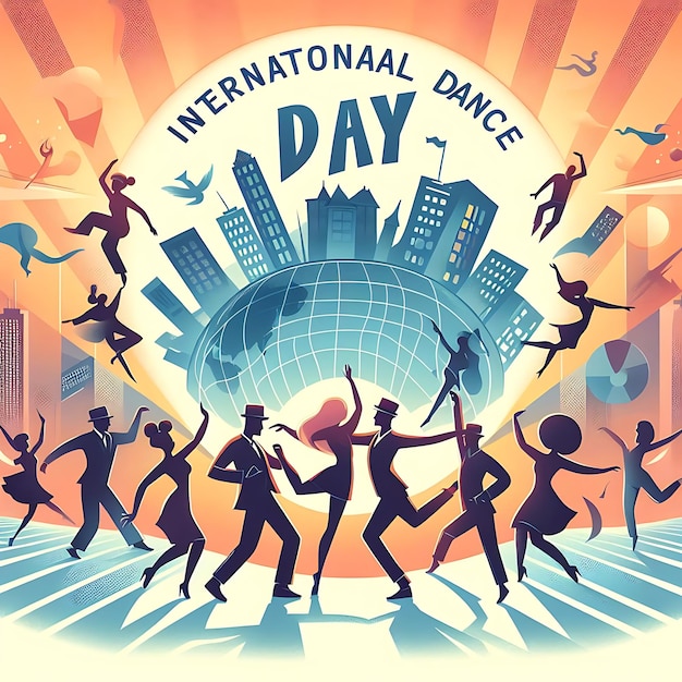 Photo a poster for international day in the city of america