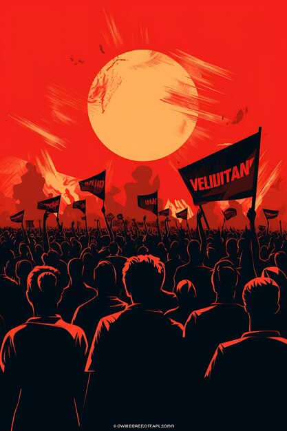 Плакат Международного дня борьбы за полную ликвидацию ядерного оружия. 2D-дизайн. Международный день