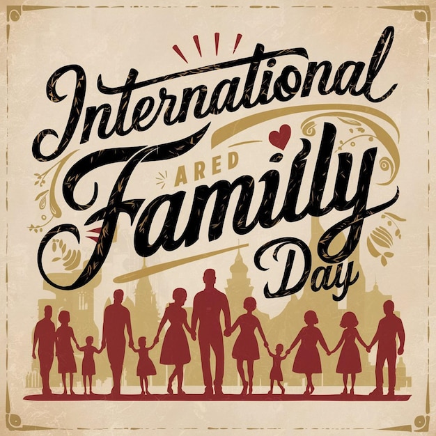 a poster for international families with a quote from international international families