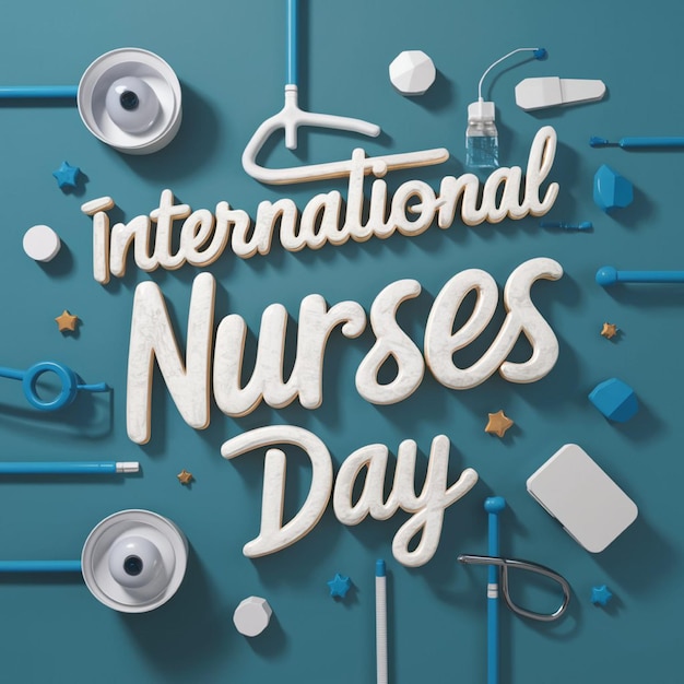 Photo a poster for international nurses day day day