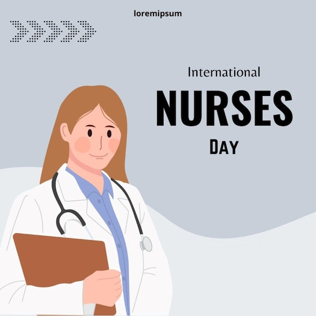 a poster for international nurses day in international international