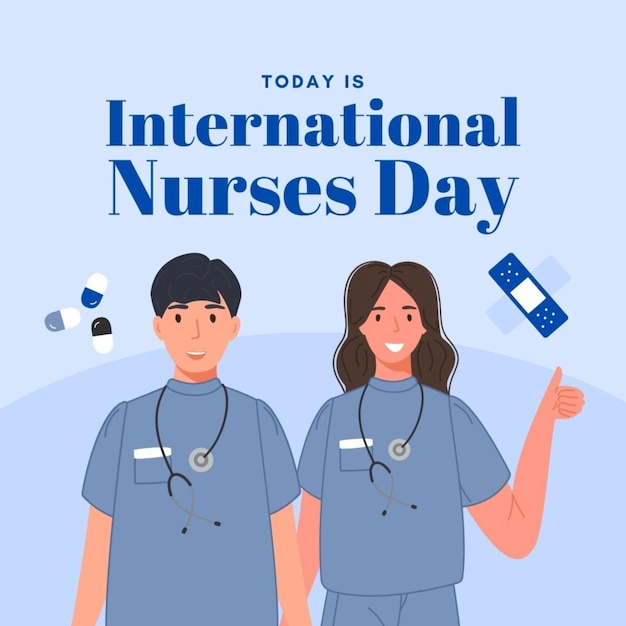 a poster for international nurses day is the international day day