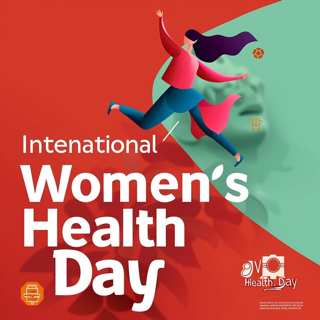 Photo a poster for international womens health day