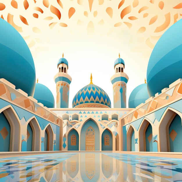 Poster for islamic mosque