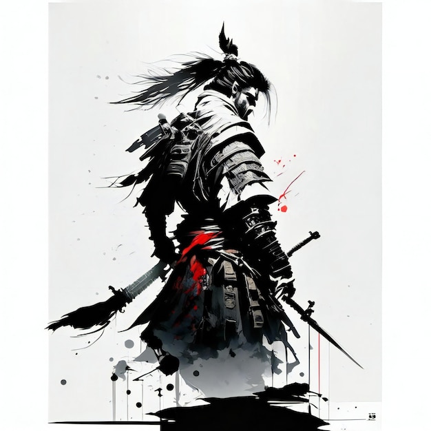 a poster of a knight with a sword and a sword.